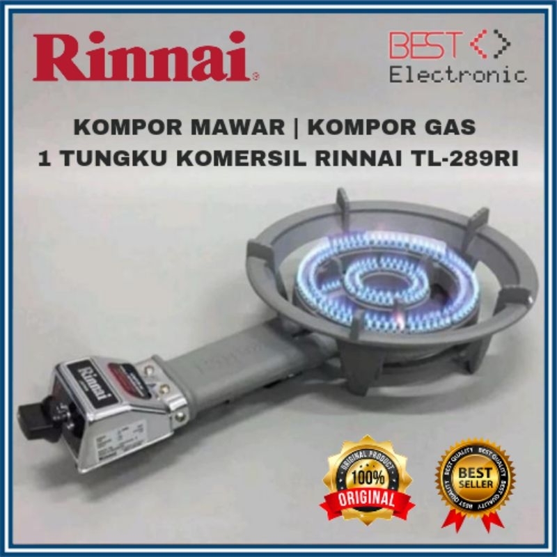 Kompor mawar Rinai rinnai TL 289 RI LOW PRESURE kompor 1 tungku