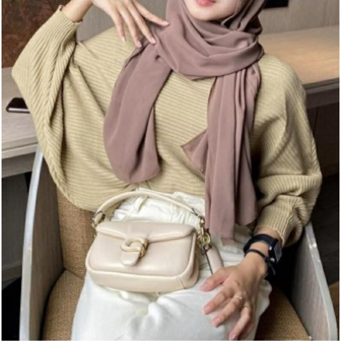 Batwing Sweater Rajut Premium LASPERAL Sweater Oversize