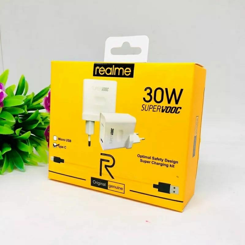 Charger Realme 10 80W Super Dart Fast charging original 100%  Support type C Micro