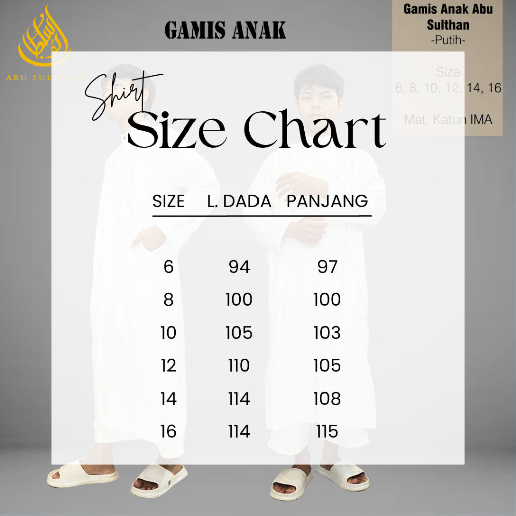 Gamis Jubah Putih Polos Anak Laki Laki Lengan Panjang Perlengkapan Sholat Anak Pria