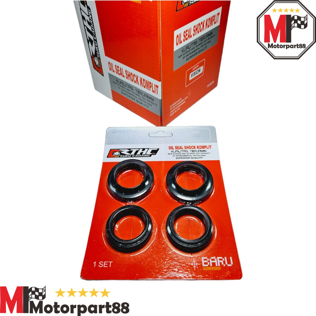 SEAL SIL SHOCK RTHC KOMPLIT SET ATAS BAWAH VIXION R15 SCORPIO