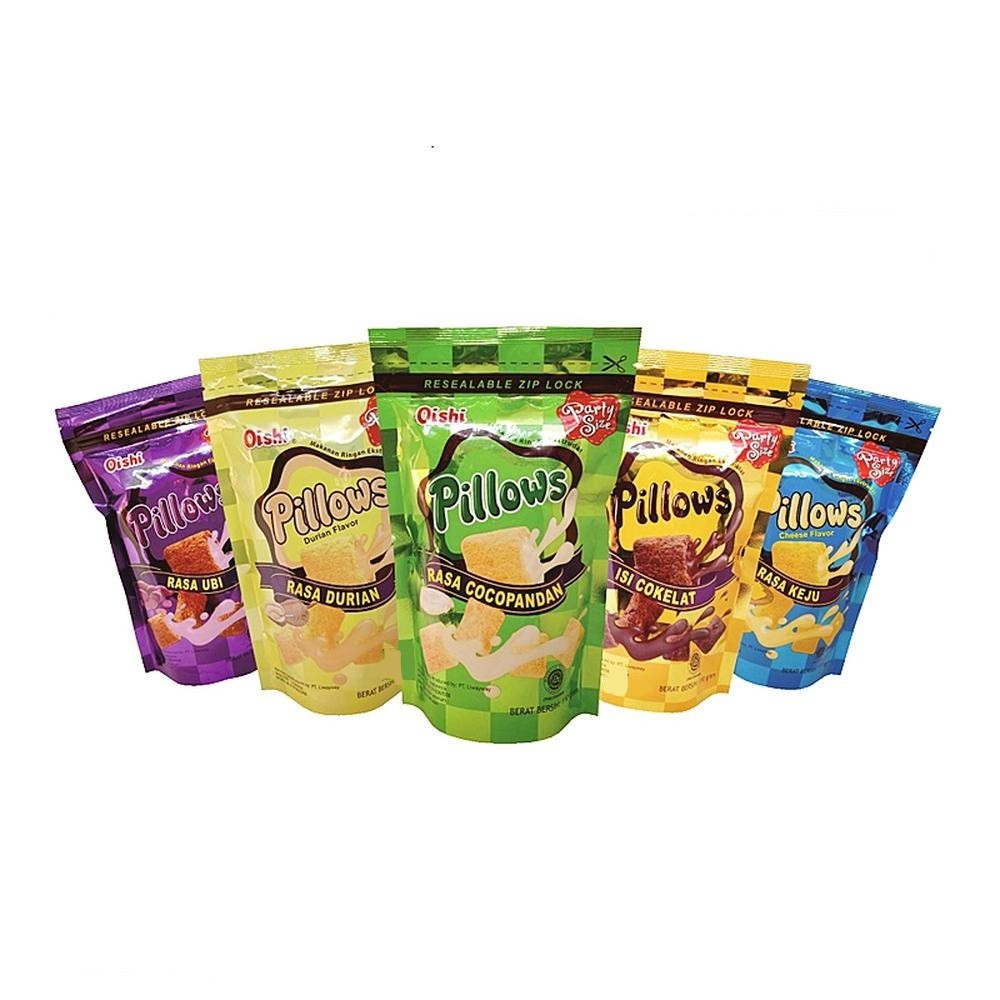 

Oishi Pillows Kemasan Pouch 100gr