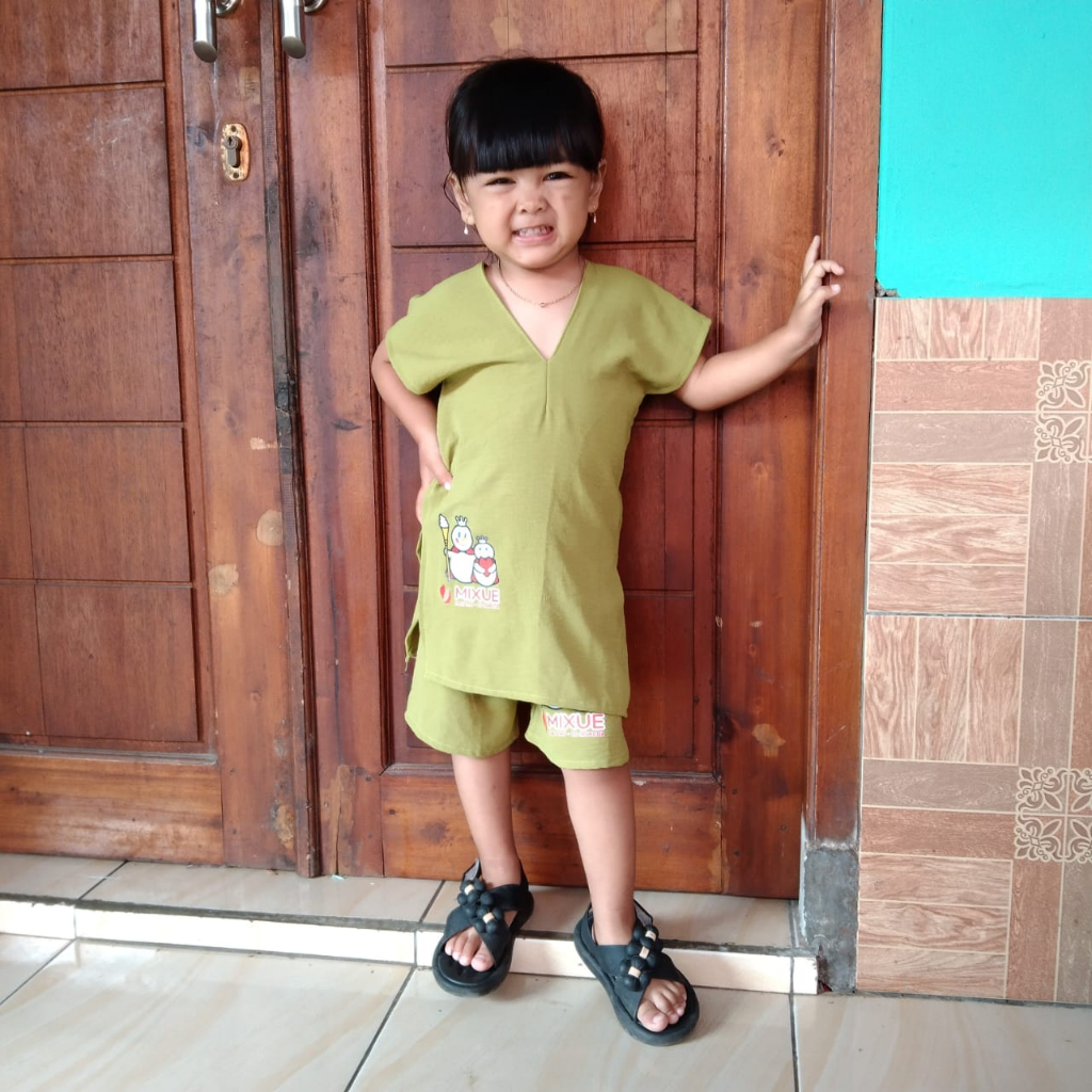 BAJU SETELAN ANAK CARGO KNIT HORNETS 1-10 TAHUN