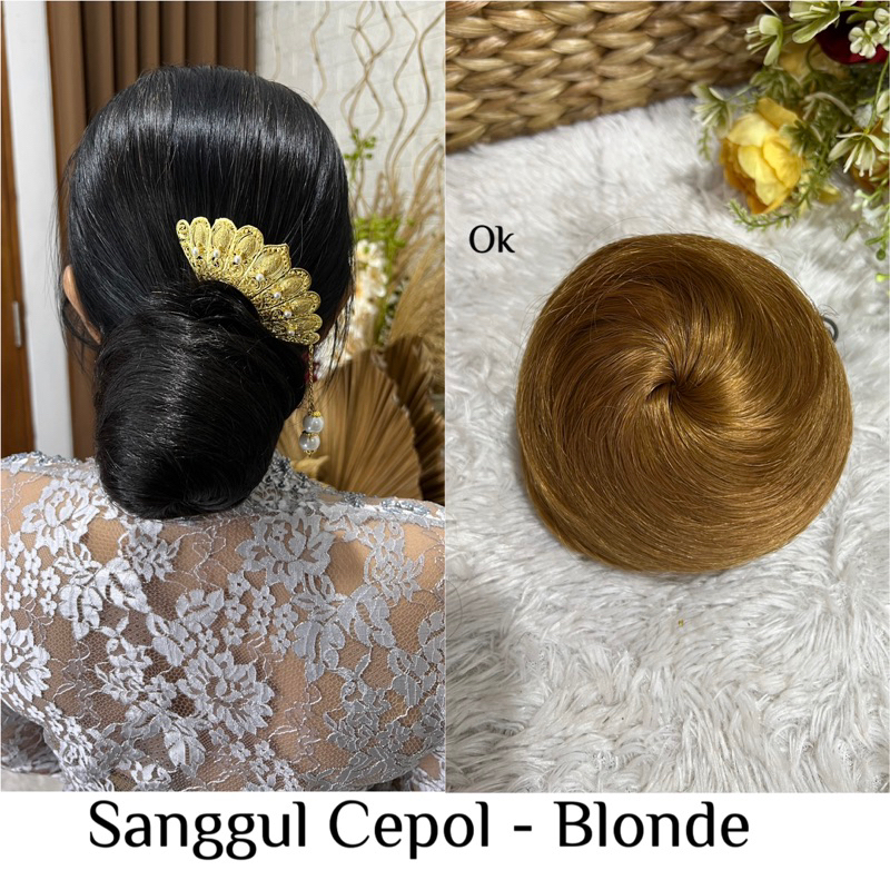 sanggul cepol/sanggul bulat/bun korea/sanggul korea