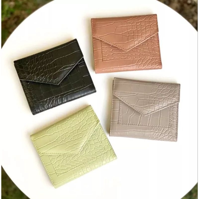 Dompet Croco Wanita Amplop Lipat