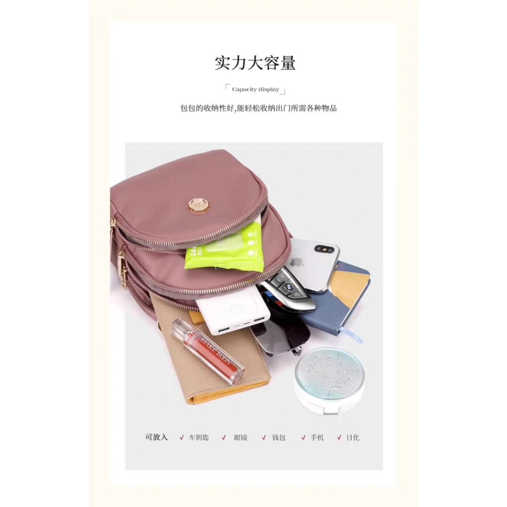 (PINK_IMP)  Colorfull New Import Tas Fashion Wanita. 14x20 Full Emboss . Simple Mini Cute Bag