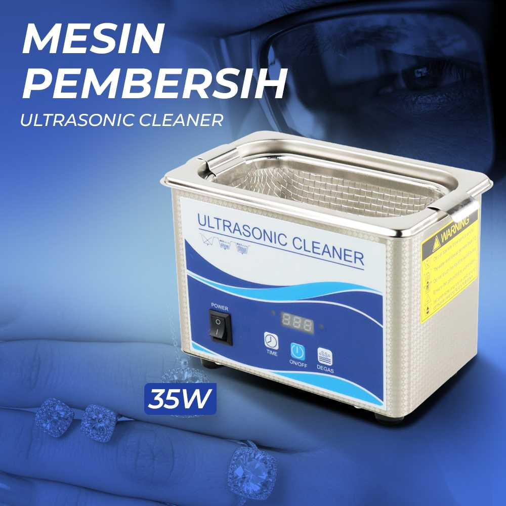 GRANBO Mesin Pembersih Perhiasan Ultrasonic Cleaner 35W - GA008