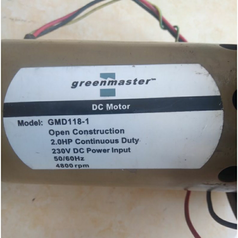 Dc Motor Treadmil 230V 4800Rpm 2.0Hp