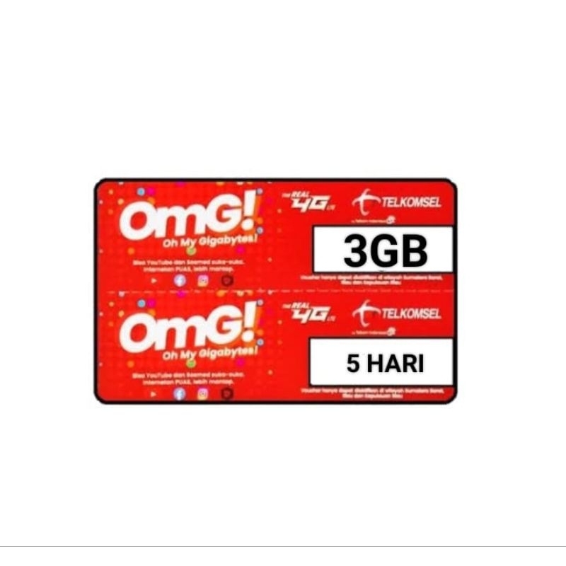 VOUCHER TELKOMSEL 3GB 5HARI JABAR