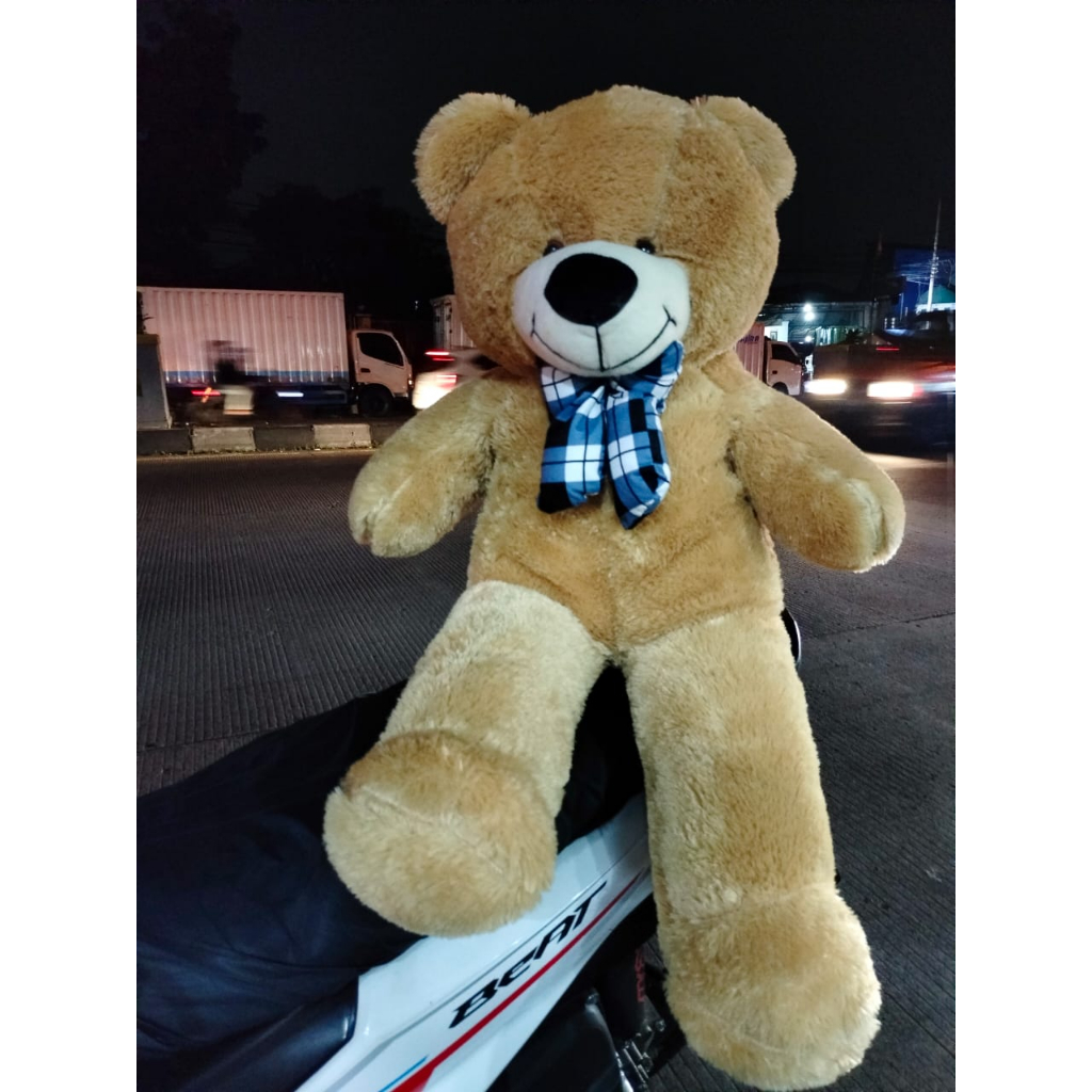 BONEKA TEDDY BEAR CUITE LUCUU SNI BONEKA TEDDY BEAR KADO ULTAH BONEKA BERUANG 90 CM