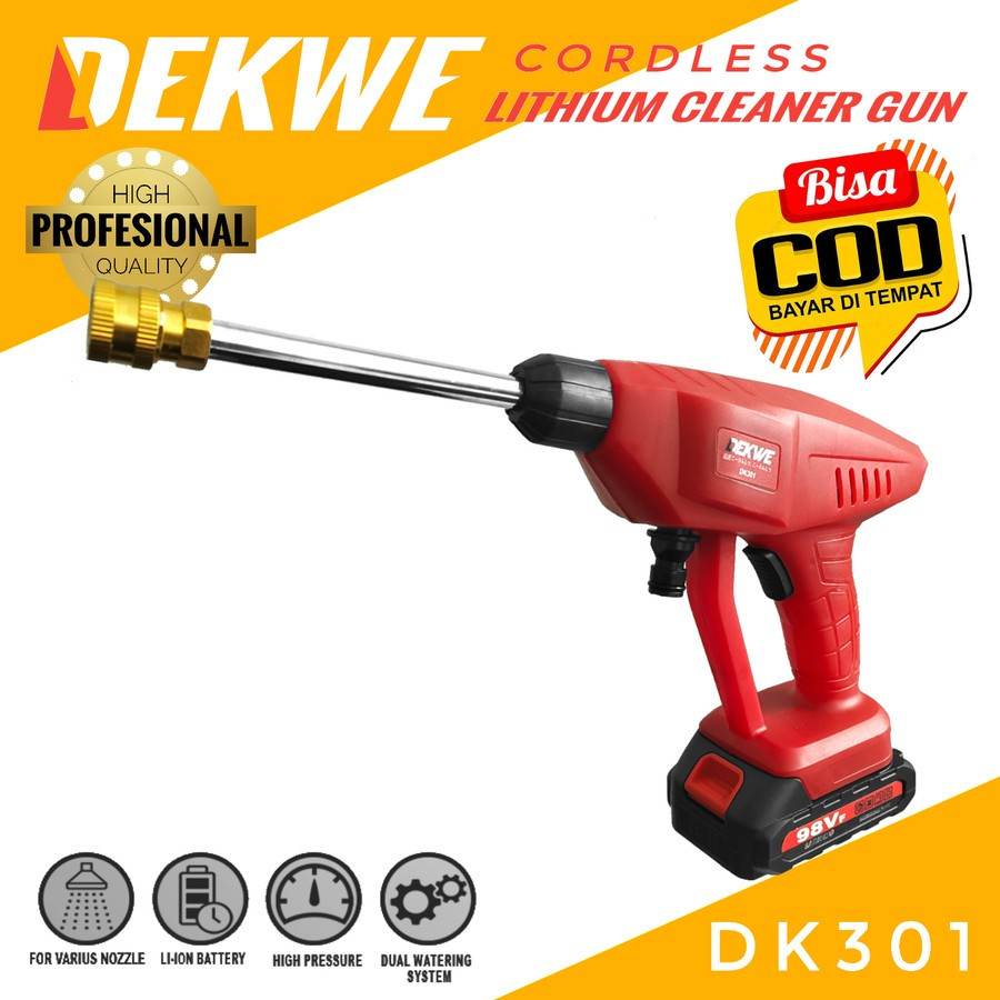 Alat Steam Cuci Motor Mobil Jet Cleaner Dekwe DK 301 98V Portable