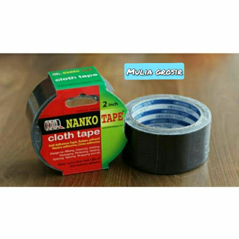 Isolasi Lakban Hitam Nanko Tape 2inch