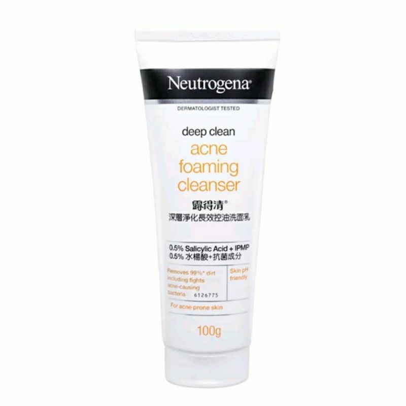 Neutrogena Deep Clean Acne Foaming Cleanser 100gr