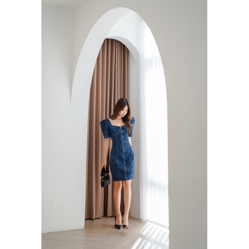[ Keyclothingline ] Miracle Dress / Dress Jeans