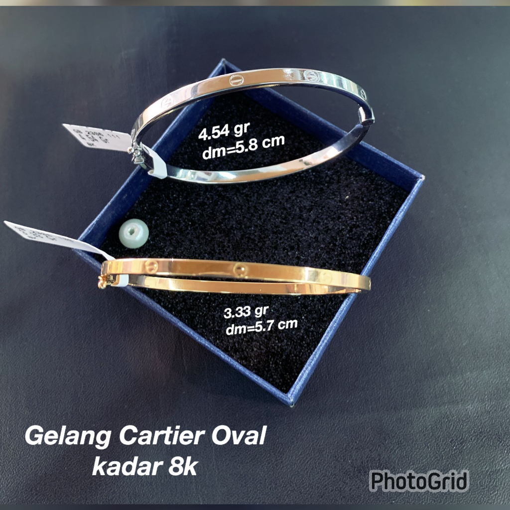 GELANG CARTIER KADAR 375 (8K)