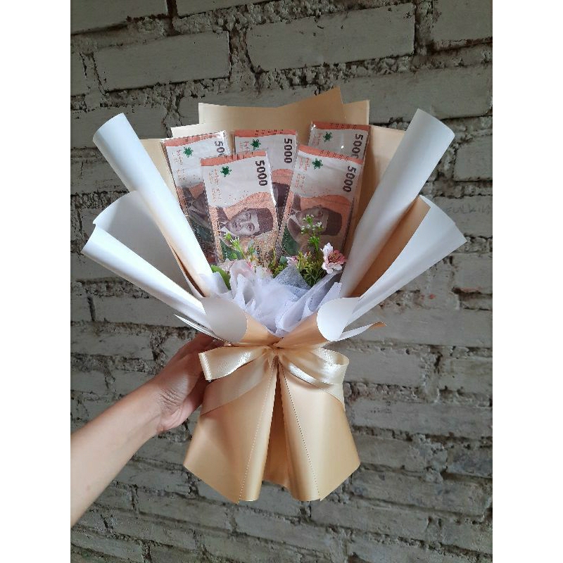 Buket Uang Kosongan 5 Lembar Buket Uang Buket Kosong Money Bouquet