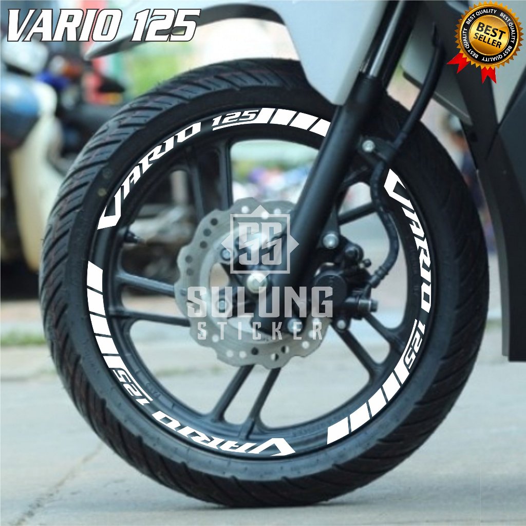 Stiker Velg Motor Vario 125 Cutting Sticker Variasi Pelk Termurah