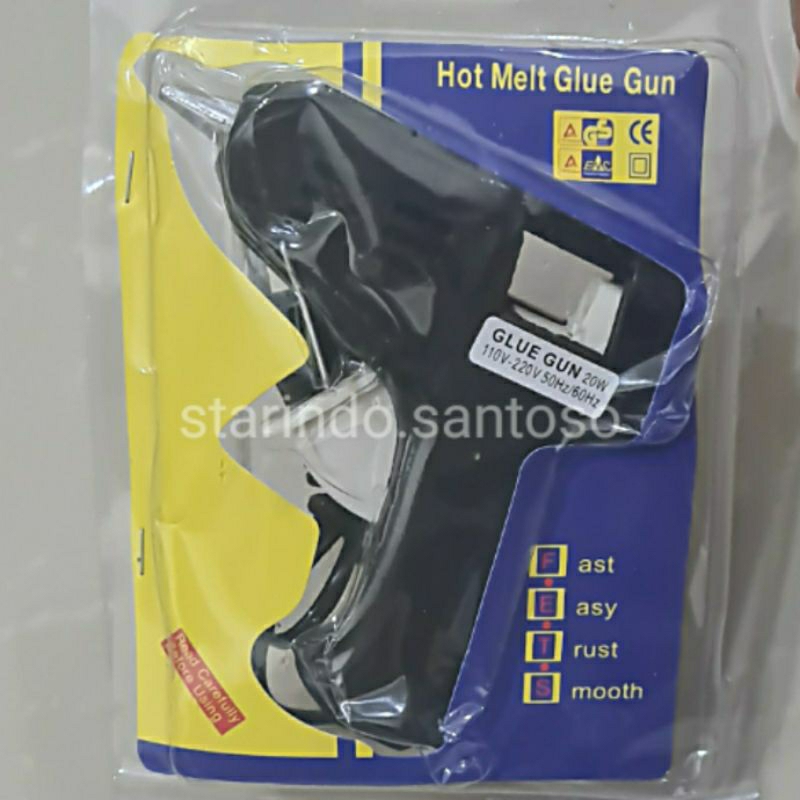 Lem tembak 20 watt hot glue gun berbagai aktivitas serbaguna multifungsi