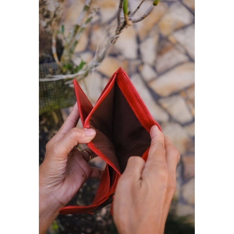 Dompet Kulit Wanita Gia Wallet Lipat 13 Slot Kartu