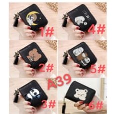 ♥TMALL88♥ Dompet Wanita Mini Wanita Motif Karakter Lucu Dompet Kartu Wanita