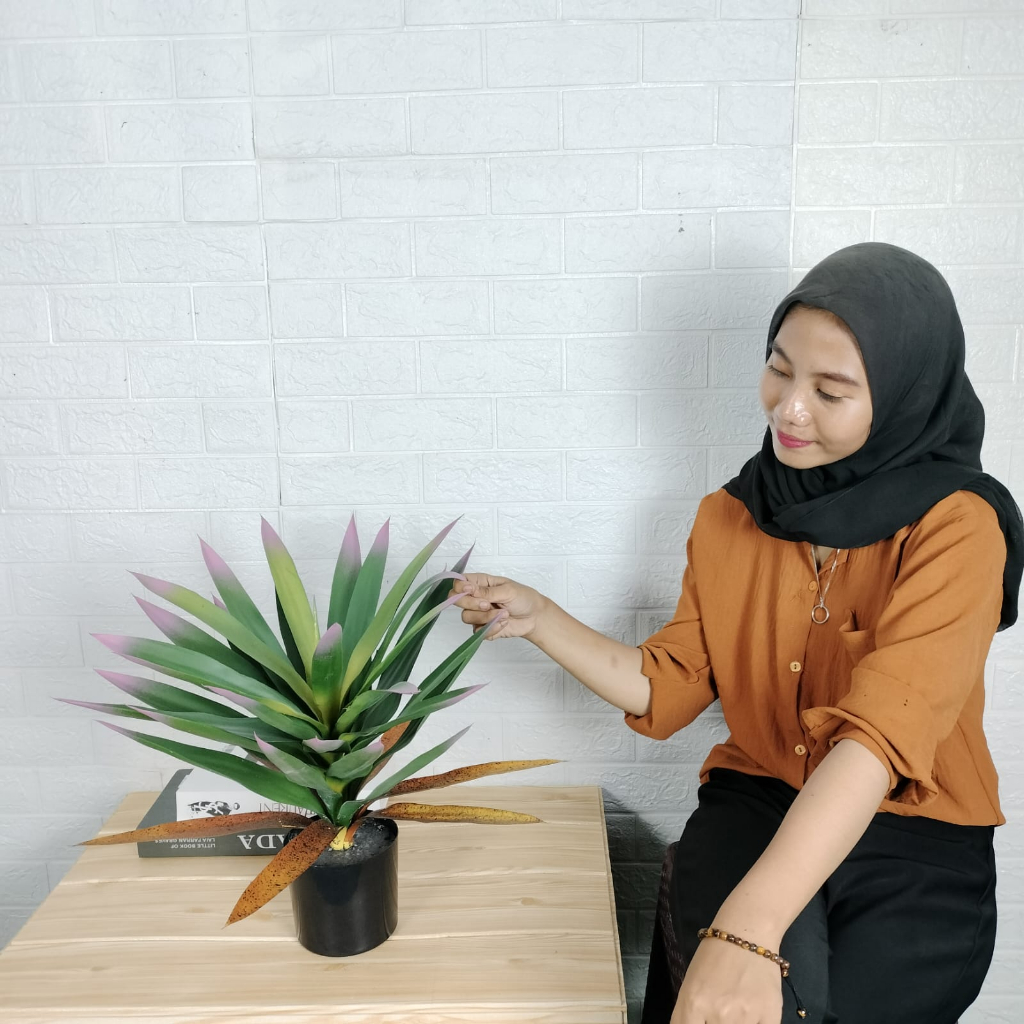 Pohon Hiasan Ornamen Pohon Hias Tinggi Plastik Pohon Hiasan Ruangan Sudut Dekorasi Rumah Cafe Satu7an PBP173