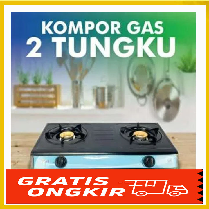 HACHI Kompor Gas 2 Tungku/ Kompor 2 Tungku Hachi