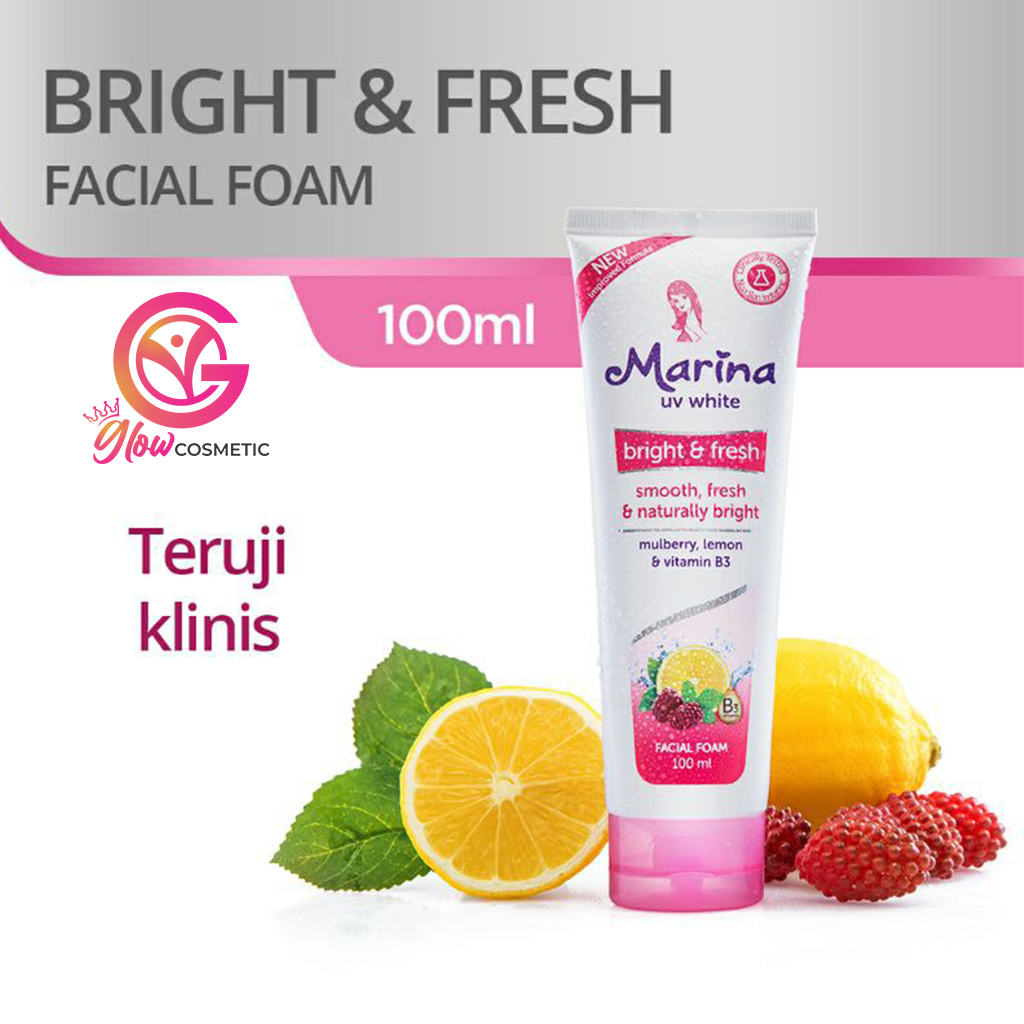 MARINA UV WHITE BRIGHT AND FRESH FACIAL FOAM