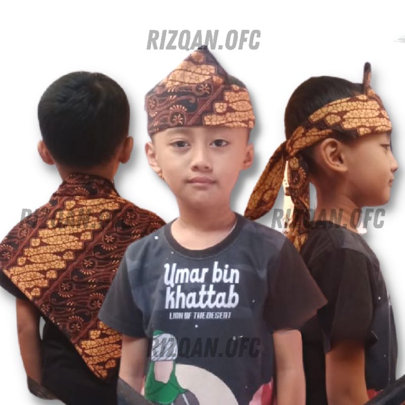 Iket Kepala Sunda Iket Kepala Slayer Iket Kepala Iket Sunda Kain Batik Kain Batik Coklat Iket Sunda 