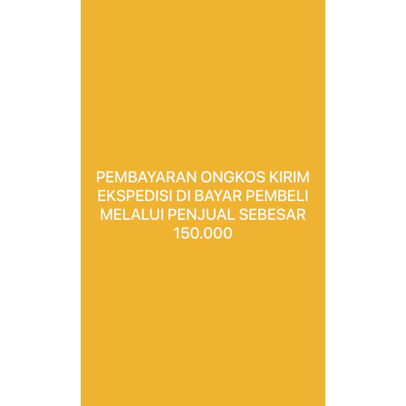 

PEMBYAN ONGKOS KIRIM EKSPEDISI DI BAYAR PEMBELI MELALUI PENJUAL