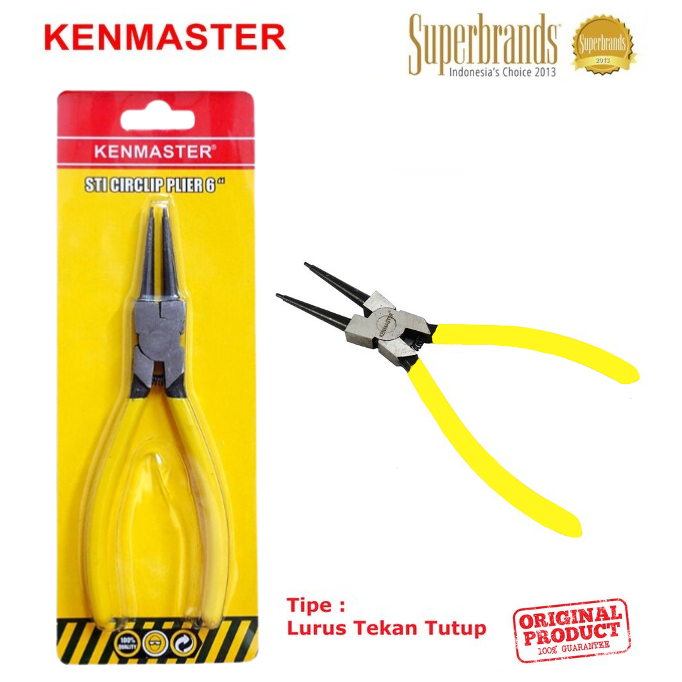 Tang Snap Ring STI 6 Inch Tang Snap Ring Lurus Tutup  / STI Circlio Plier 6&quot;