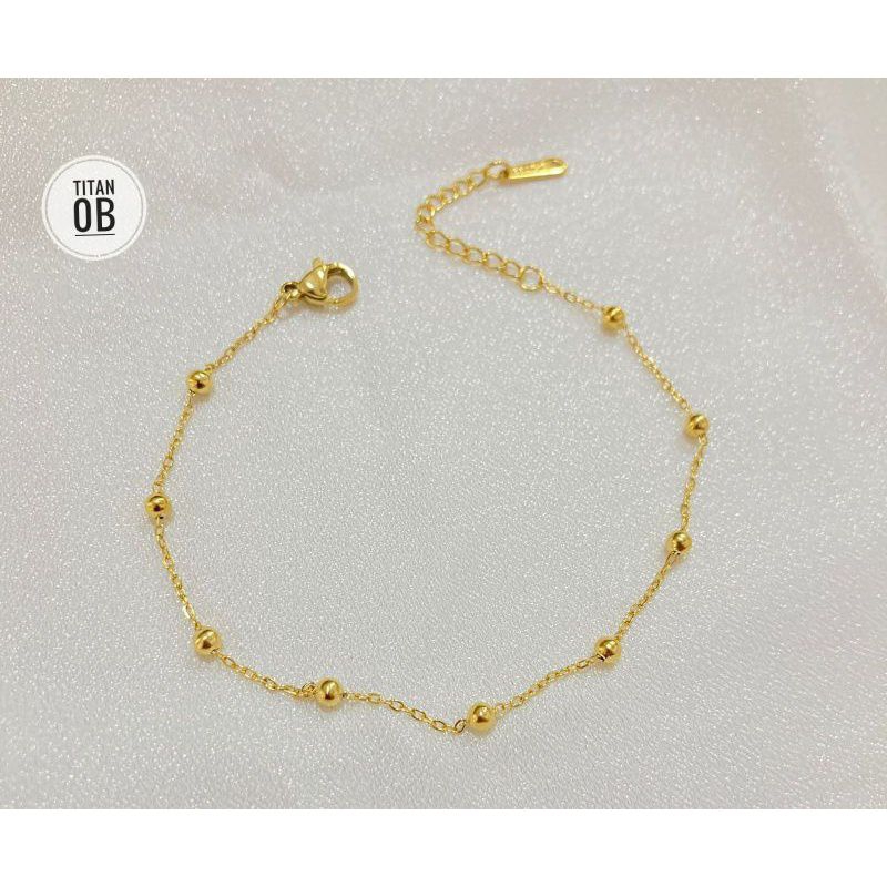 gelang bulat bulat titanium