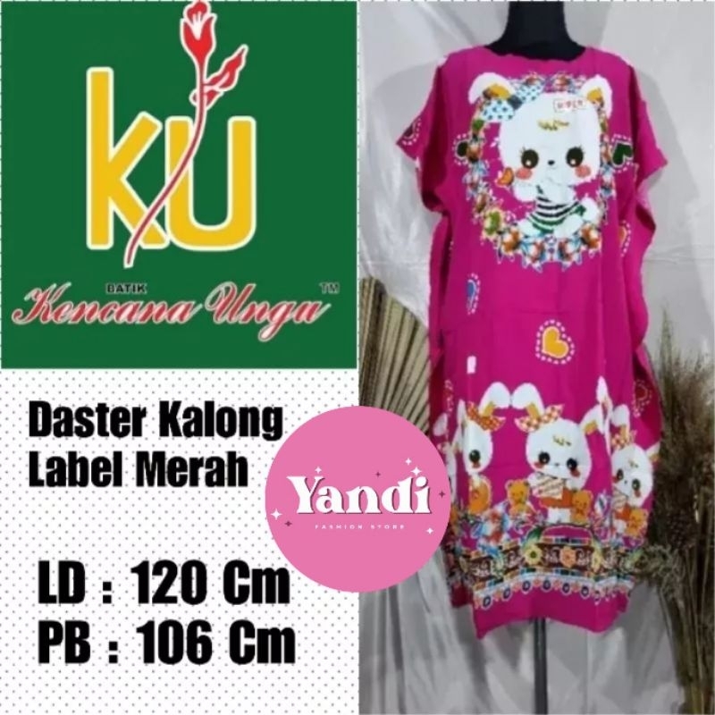 KENCANA UNGU ORI DASTER KALONG LD 120 CM LABEL MERAH