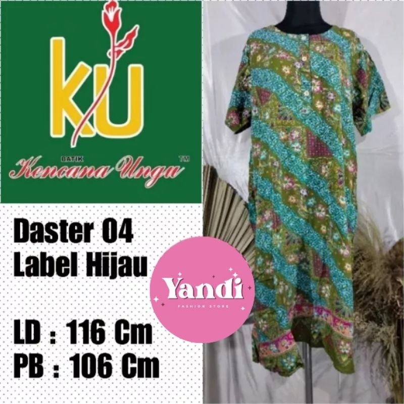 KENCANA UNGU ORI DASTER 04 LD 116CM LABEL HIJAU