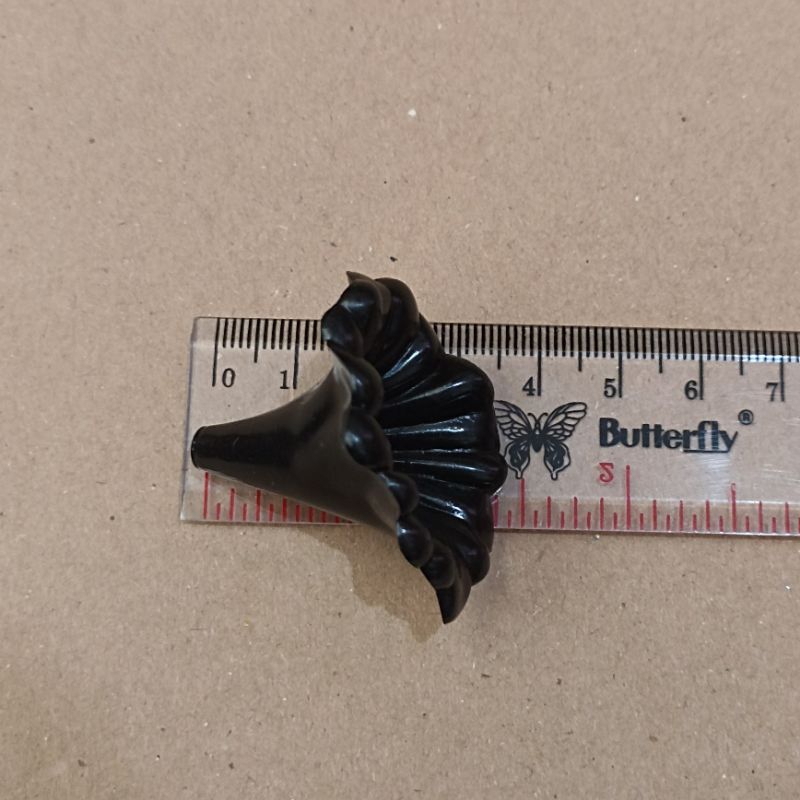 7pcs corong lily gelombang bening besar