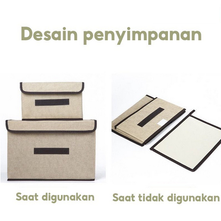 (COD) Box Lipat Tempat Penyimpanan Serbaguna / Box Penyimpanan Baju / Box Penyimpanan Mainan / Box Serbaguna / Storage Box Organizer 2in1