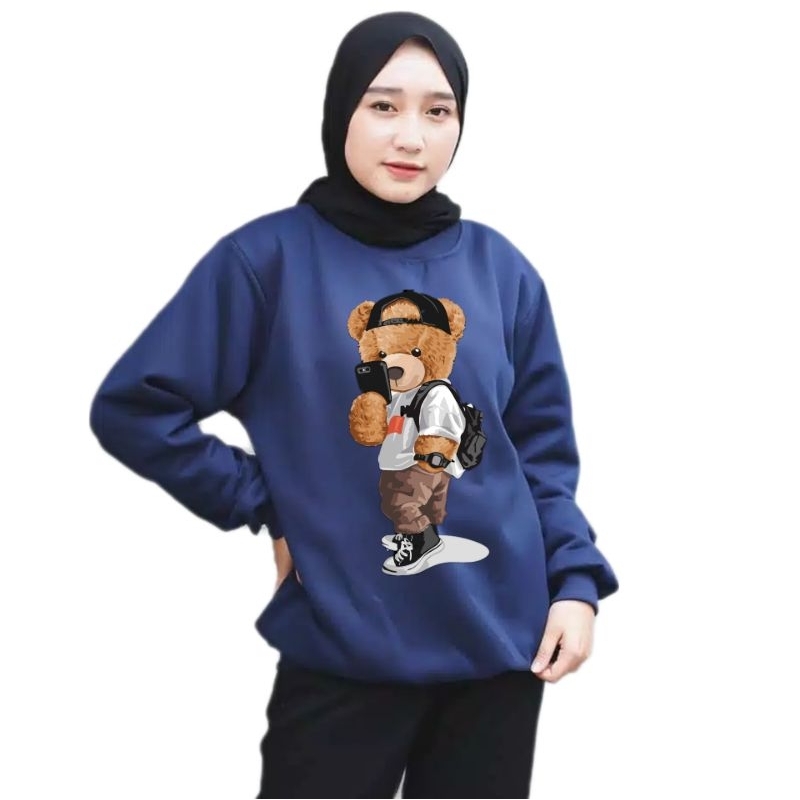 SWEATER WANITA  TEDY BEAR