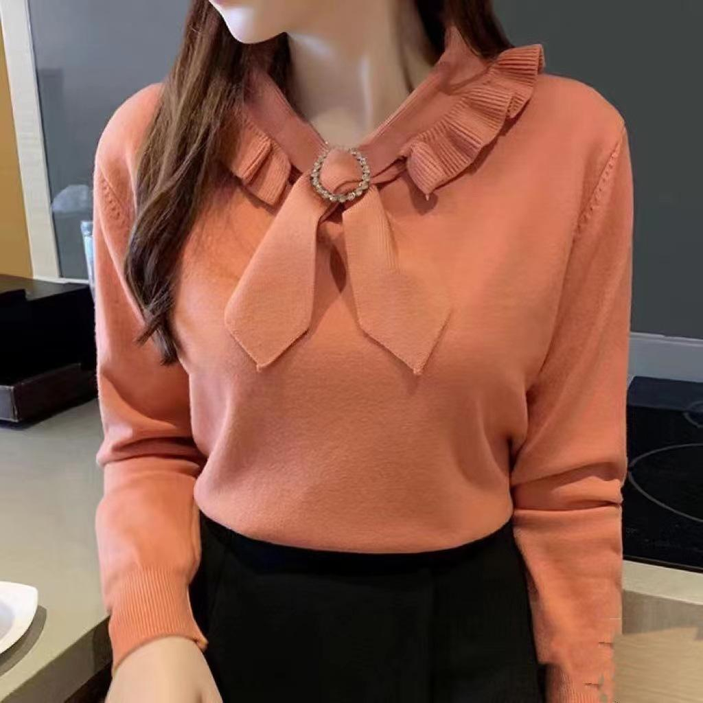 【 Bra Mall 】BJ-051 Blouse Wanita Korea Import Premium Lengan Panjang Polos Mewah Elegan | Blouse Korean Style Long Sleeve Premium