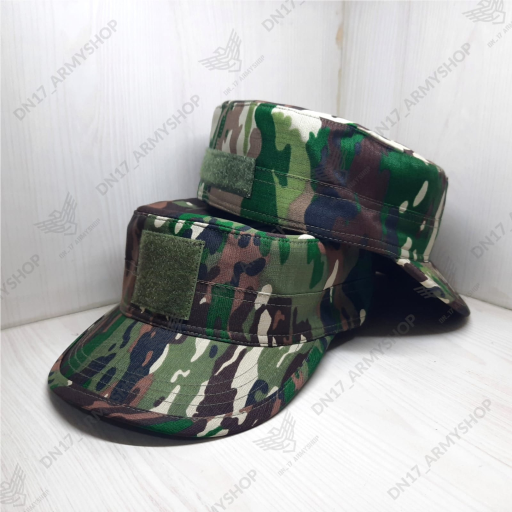 Topi Komando / Topi Pet Loreng Kasad / Nkri Balotelli Premium Terbaru