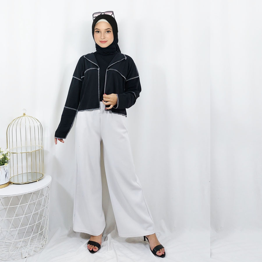 FIT TO JUMBO VIRAL ROMPI KEKINIAN OBRAS TERBALIK CARDIGAN WANITA GL FASHION