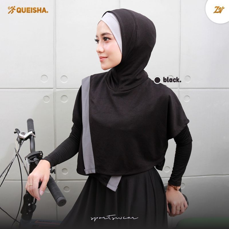 Hoodie Hijab Sporty Baju olahraga sporty Pakaian olahraga muslimah Pakaian olahraga wanita muslimah 