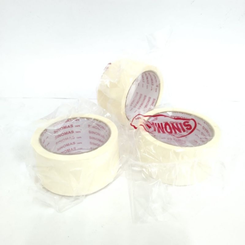 ISOLASI LAKBAN KERTAS SOLATIP MASKING TAPE BESAR