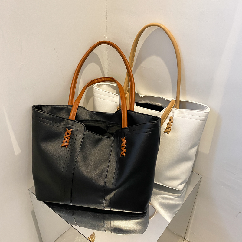 Korean Tote Bag Smooth Leather 10183