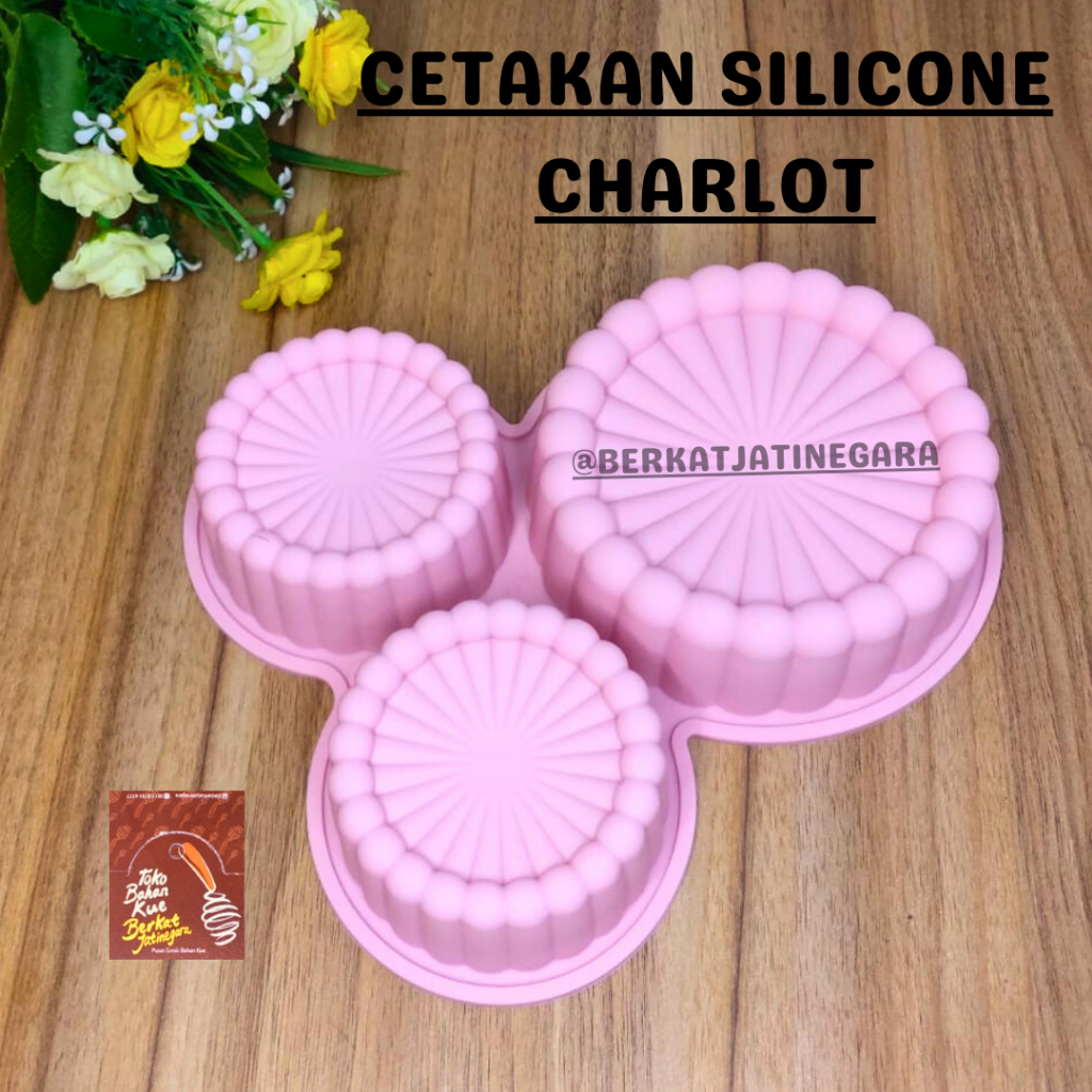 CETAKAN SILICONE CHARLOT / CETAKAN PUDING SILICONE CHEFIO / PCS