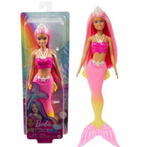 

Unik Boneka Barbie Mermaid Dreamtopia Light Tanned Doll With Pink Hair Murah