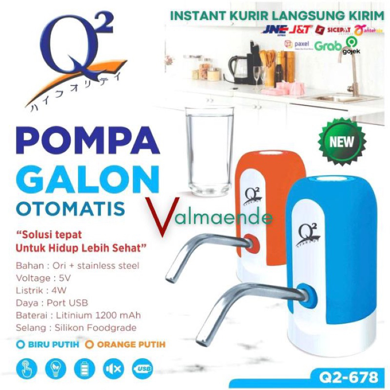 Pompa Galon Pompa Air Galon Water Pump Elektrik Manual Q2 168 Packing Bubble Wrap Pompa Galon Manual bukan Elektrik GSF