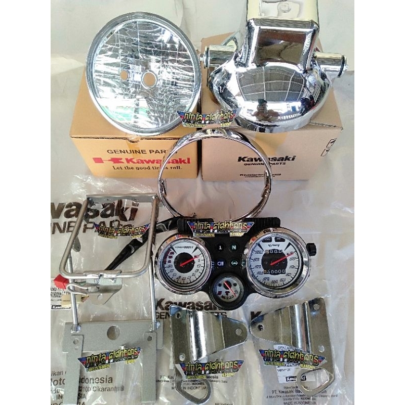 lampu bulat ori ninja ss fullset spidometer