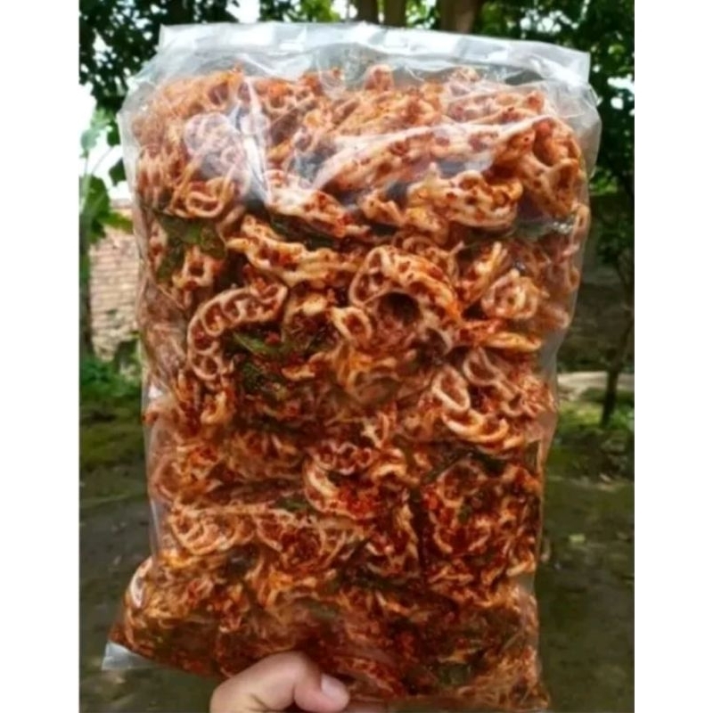 

kerupuk mawar bantat pedas daun jeruk 500gram