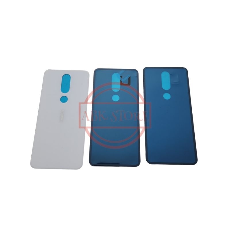 TUTUP BELAKANG BACKDOOR BACKCOVER BACK CASING NOKIA 6.1 PLUS ( X6 )