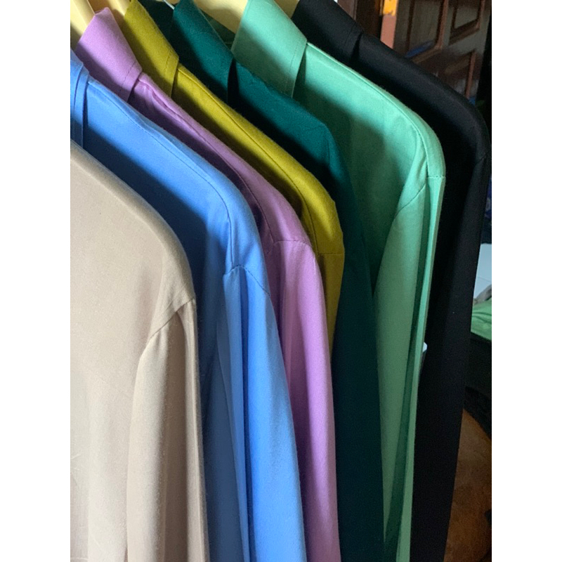 Tunik polos jumbo rayon twill