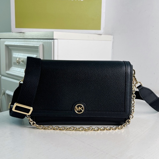 [Instant/Same Day]M-K 2218 Michael Kors Oldest Flap Chain Bag Shoulder Bag Crossbody Bag Women's Bag